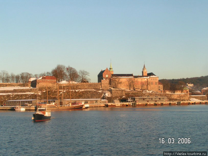 Вдоль крепости Осло, Норвегия