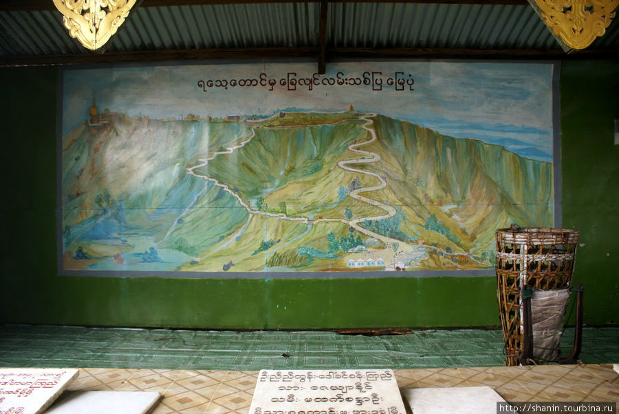 Мир без виз — 429. Золотой камень Кийякдо, Мьянма