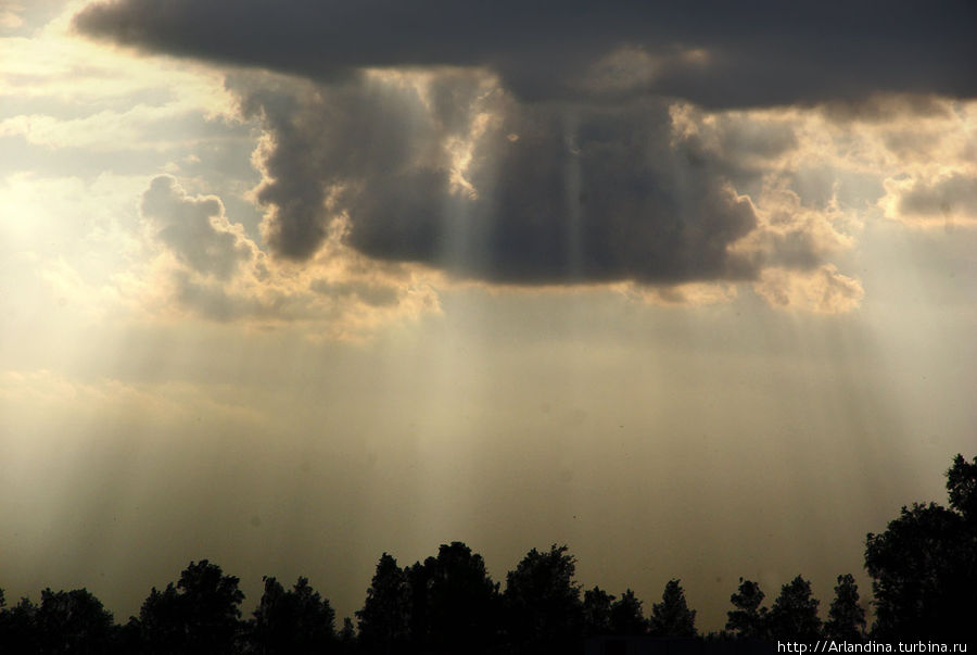 Крылья-облака над Окой Калужская область, Россия