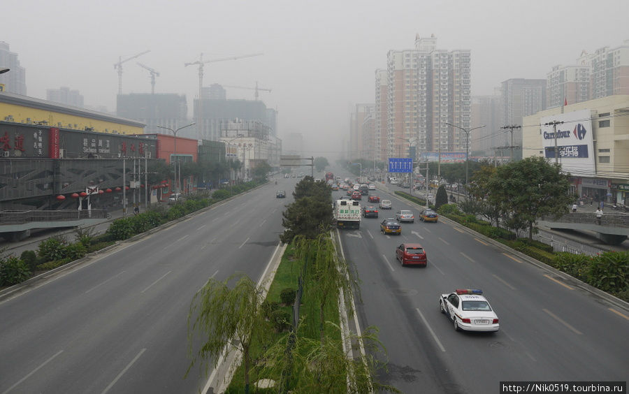 Все то, что еще удалось рассмотреть в туманном Пекине. Пекин, Китай