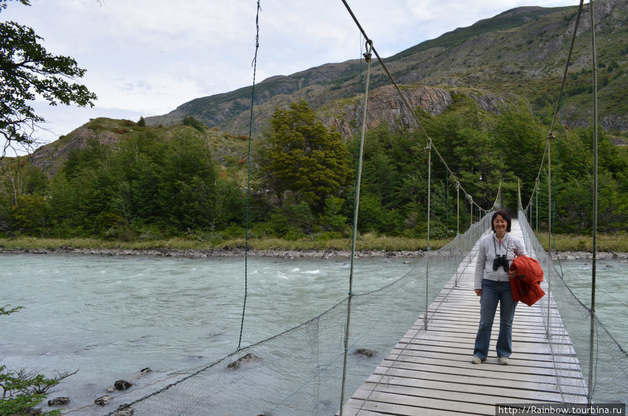 По нему  могут пройти одновременно максимально 6 человек Национальный парк Торрес-дель-Пайне, Чили