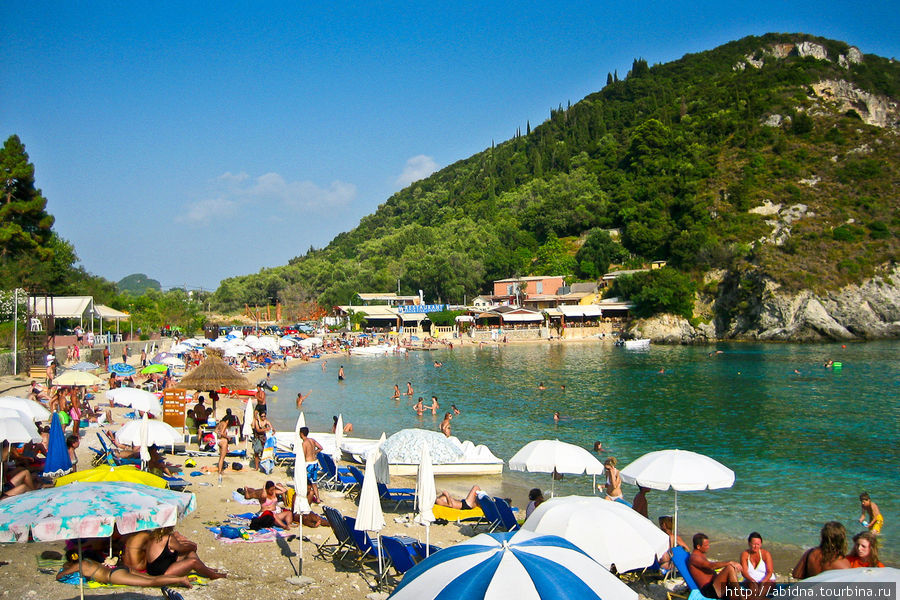 Пляжи Глифады считаются лучшими на острове Корфу, остров Корфу, Греция