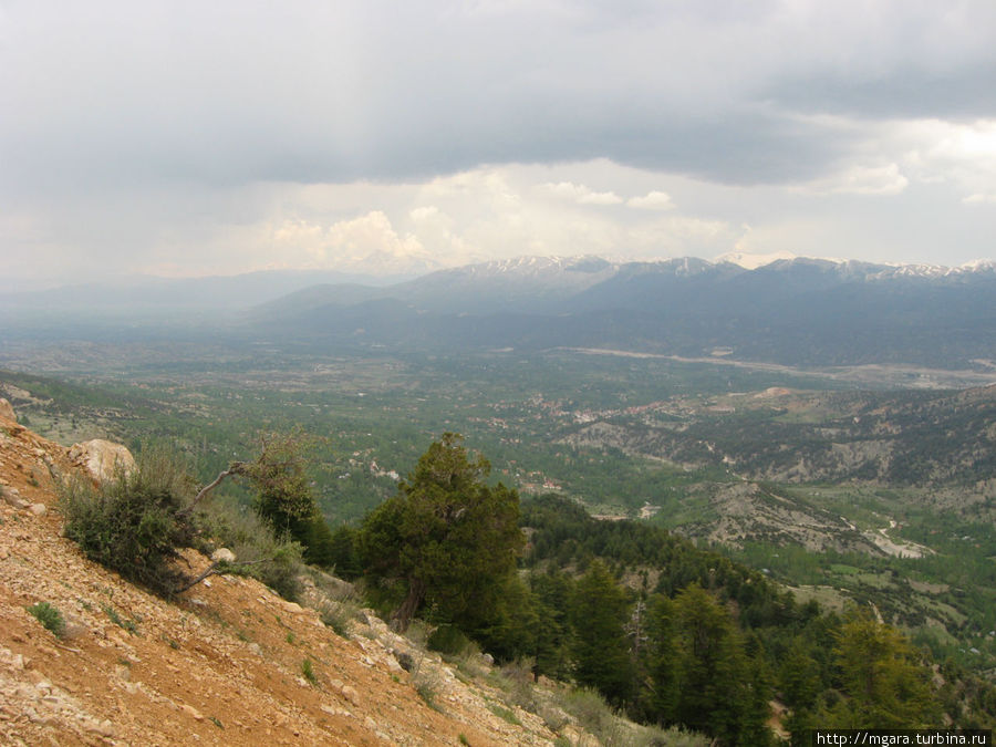 вид на долину Каш, Турция