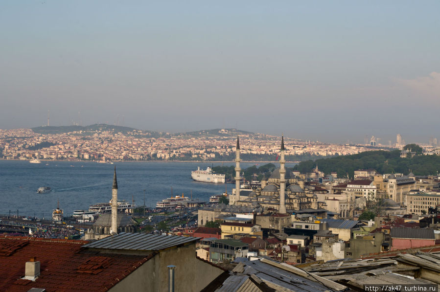 Вид с крыши отеля Стамбул, Турция