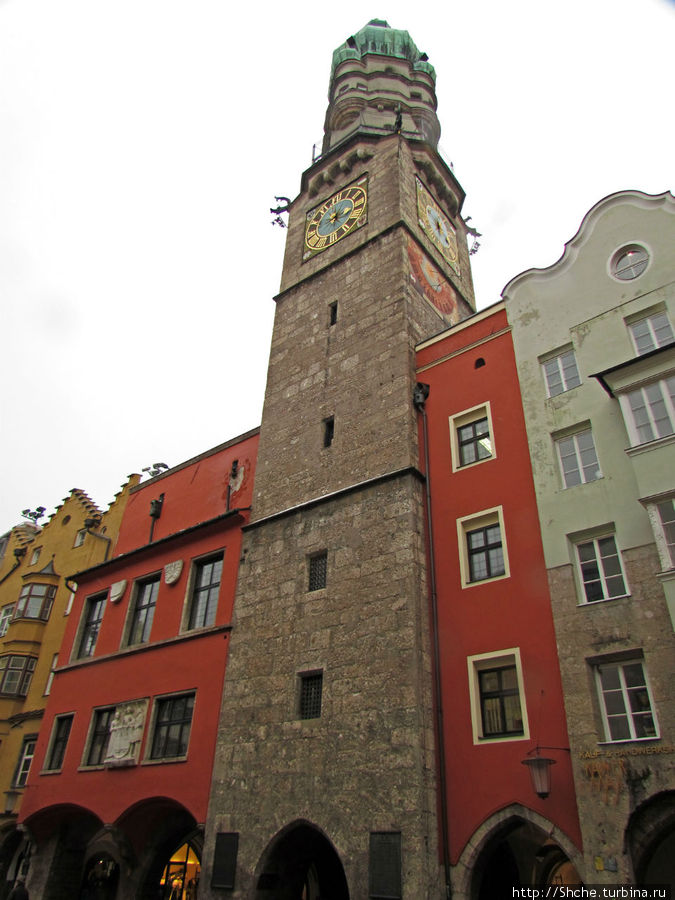 Old City Hall и City Tower Инсбрук, Австрия