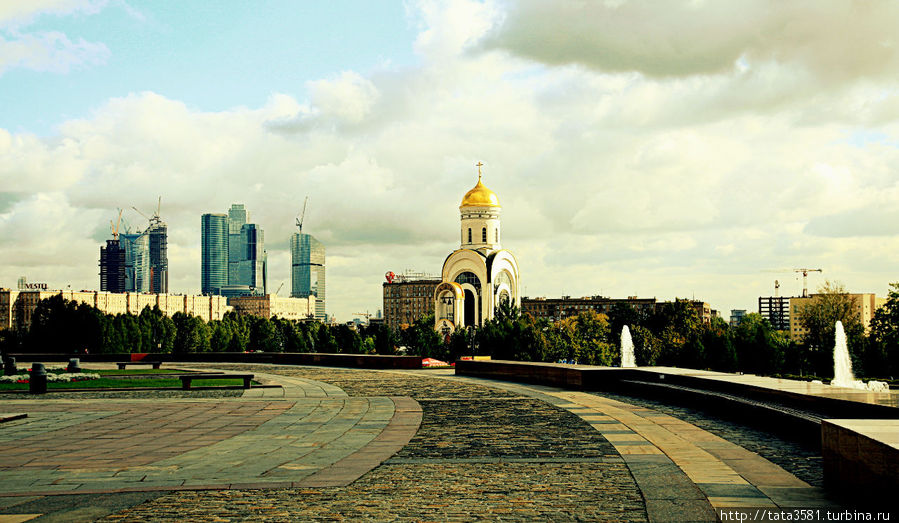 Парк Победы на Поклонной горе Москва, Россия