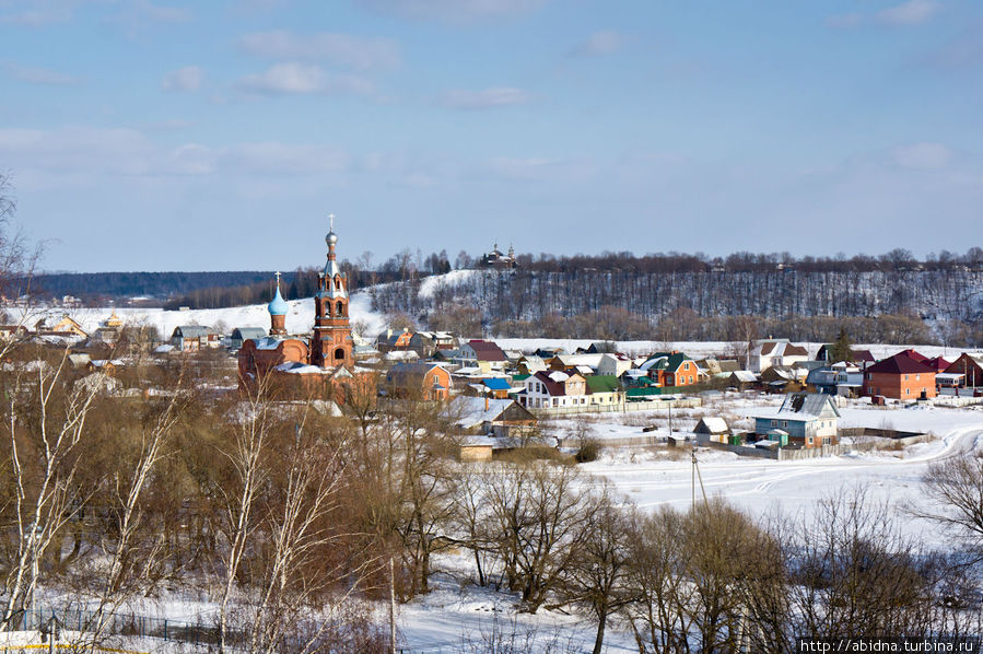 Панорама церквей Боровск, Россия