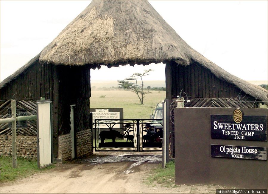 Ворота в заказник Наньюки, Кения