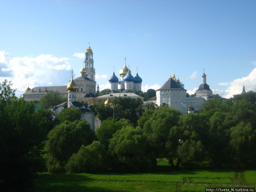 Вид на Троице-Сергиеву Лавру с Блинной горы Сергиев Посад, Россия