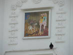 Икона над входом в храм