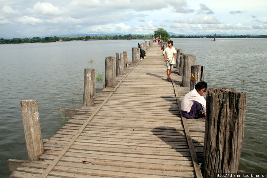 Тиковый мост Амарапура, Мьянма
