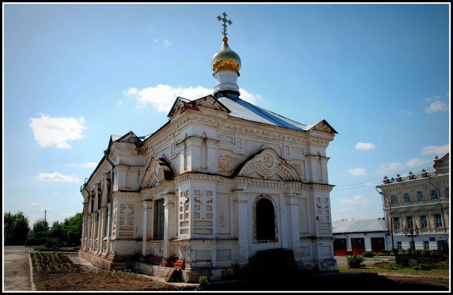 Часовня на центральной площади (Алексеевская церковь) Кунгур, Россия