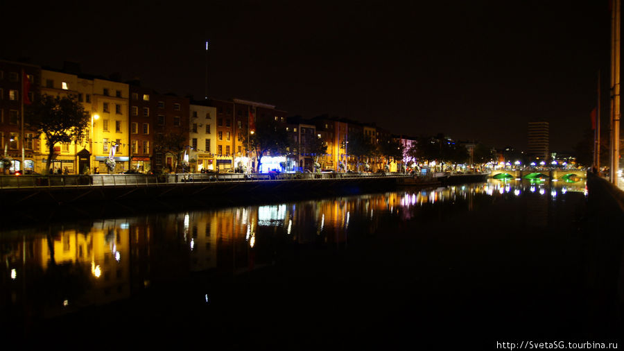 Немного ночного Дублина. Дублин, Ирландия