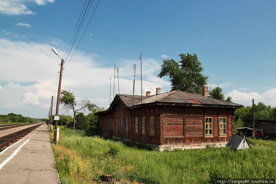 Старый вокзал ст. Миллионная, с этой станции осуществляется отправка угля потребителям Кимовск, Россия