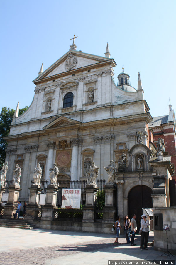 Церковь Св. Петра и Павла — прекрасный образец барокко начала XVII века. Архитектор Джованни Тревано Краков, Польша