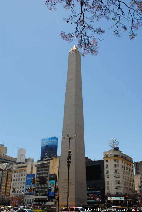 Просто Obelisco или главный символ Буэнос-Айреса Буэнос-Айрес, Аргентина