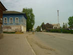Попытка снять улицу Ленина (бывшую Успенскую) с того же ракурса, что и на картине с фотографии