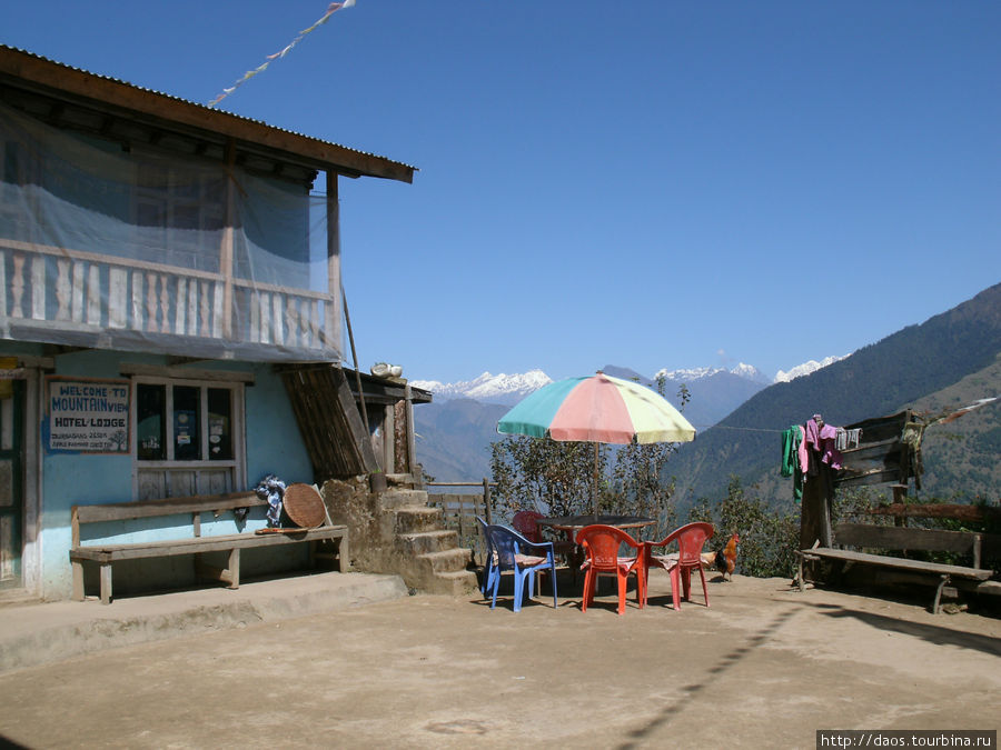 У хижины Лангтанг, Непал