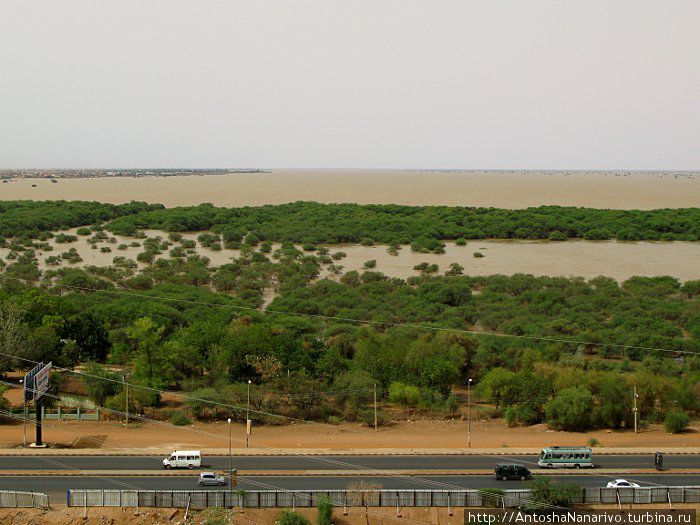 Там, где Голубой Нил встречается с Белым Хартум, Судан