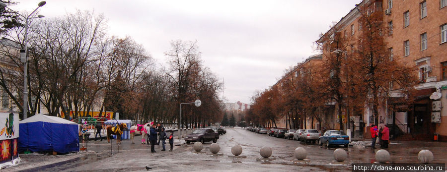 Театральный проезд. Вид с Соборной площади Белгород, Россия