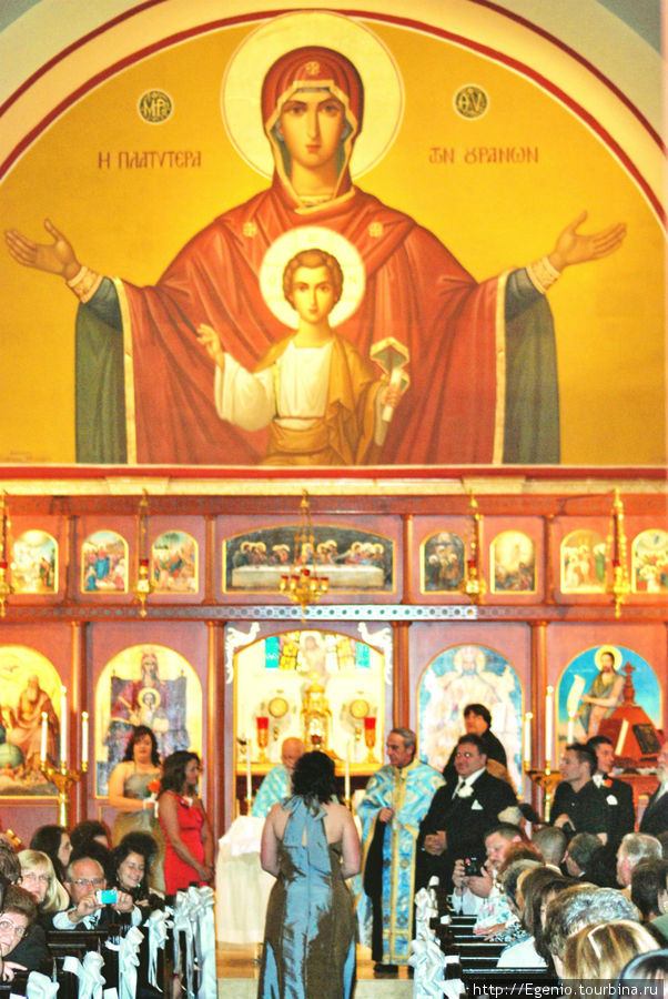 Греческая православная церковь. Венчание Солт-Лэйк-Сити, CША