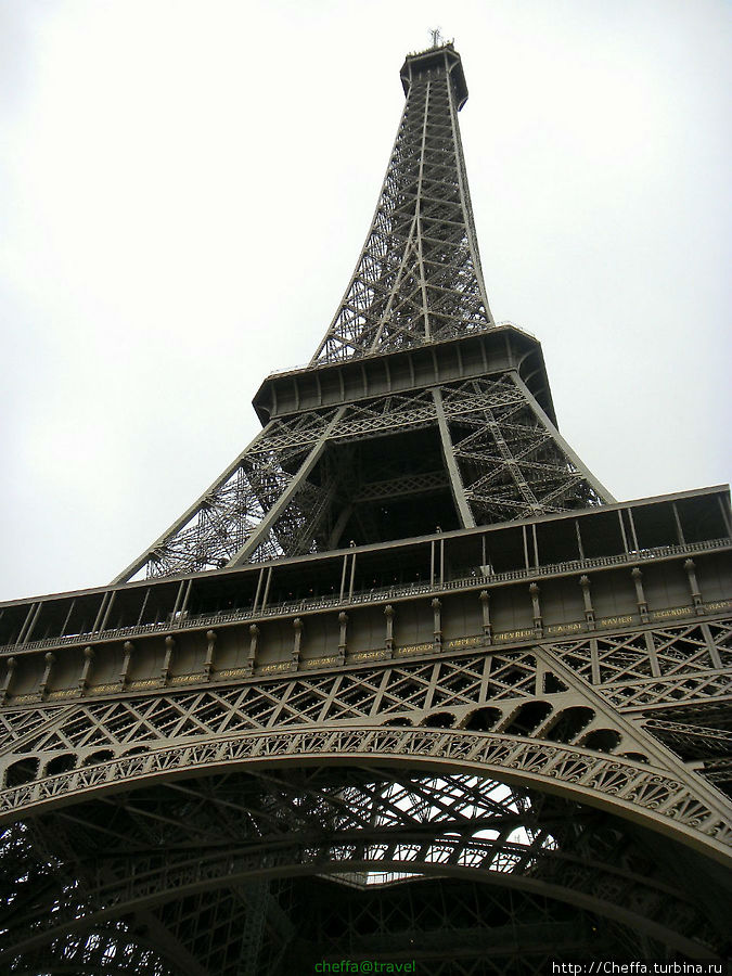 Башня Эйфеля — популярность превыше всего? Париж, Франция