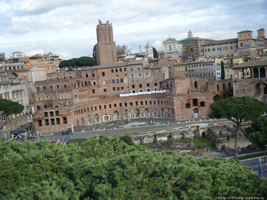 Рим, вид с замка Сан Анжело Рим, Италия