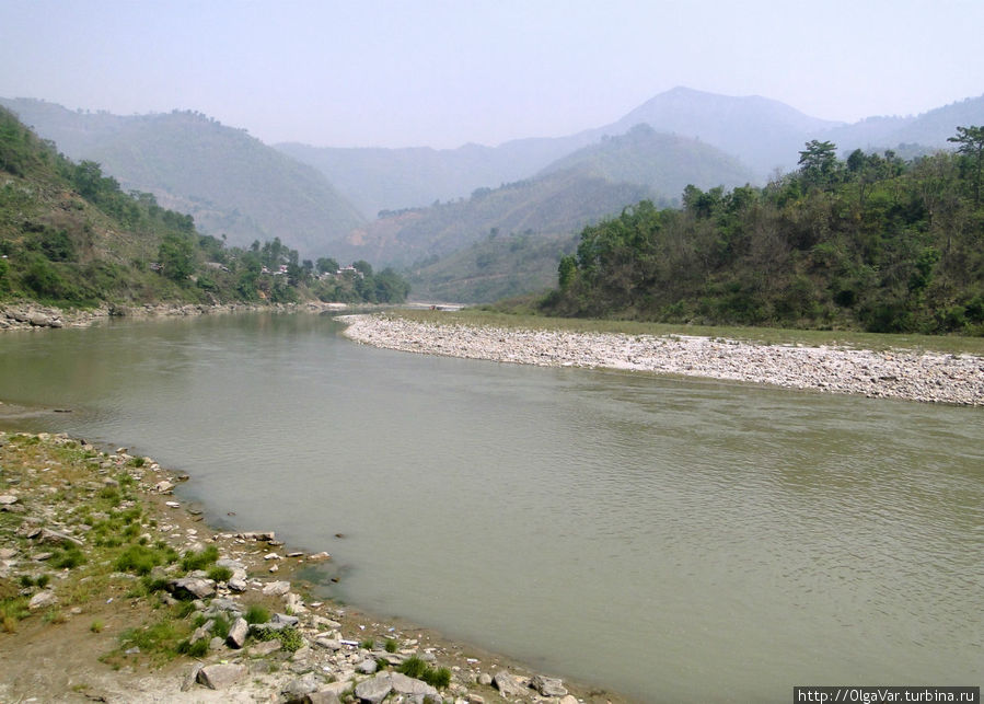 Река Трисули Зона Гандаки, Непал