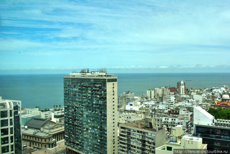 Монтевидео с 25 этажа Монтевидео, Уругвай