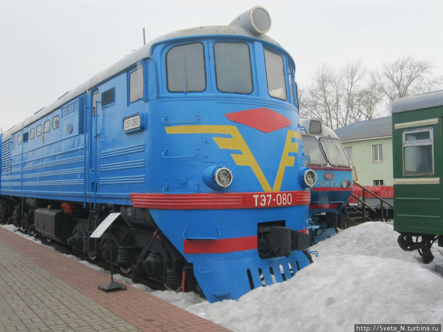 Музей железнодорожной техники на Рижском вокзале Москва, Россия