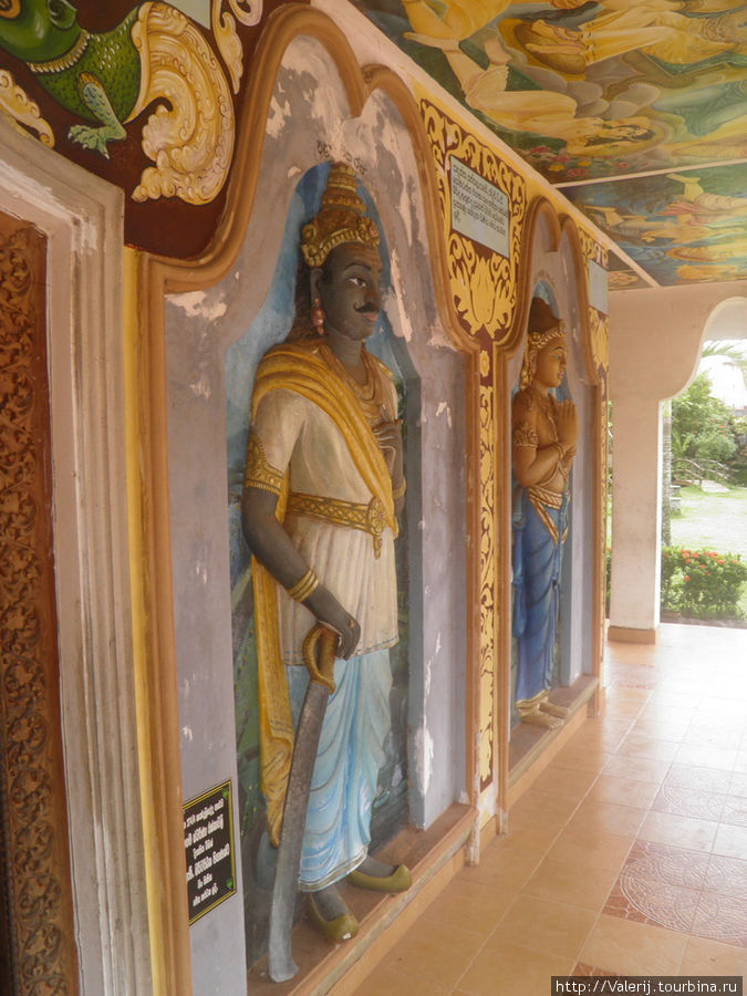 Sri Lanaka (17) Храм Kandeveharaya, который остановил цунами Бентота, Шри-Ланка
