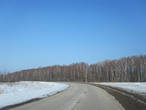 Дорога к поселку Луговой