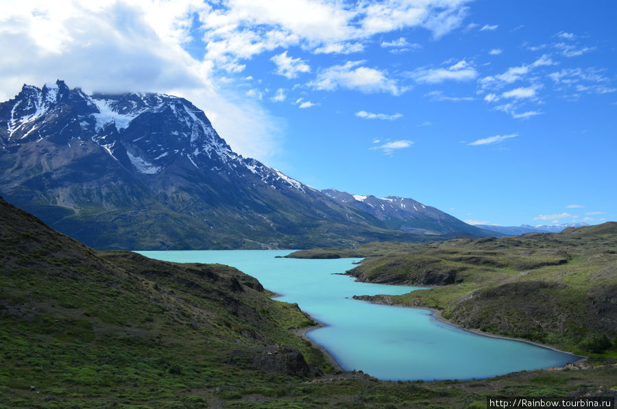 Озеро с труднопроизносимым названием  Nordenskjold Национальный парк Торрес-дель-Пайне, Чили