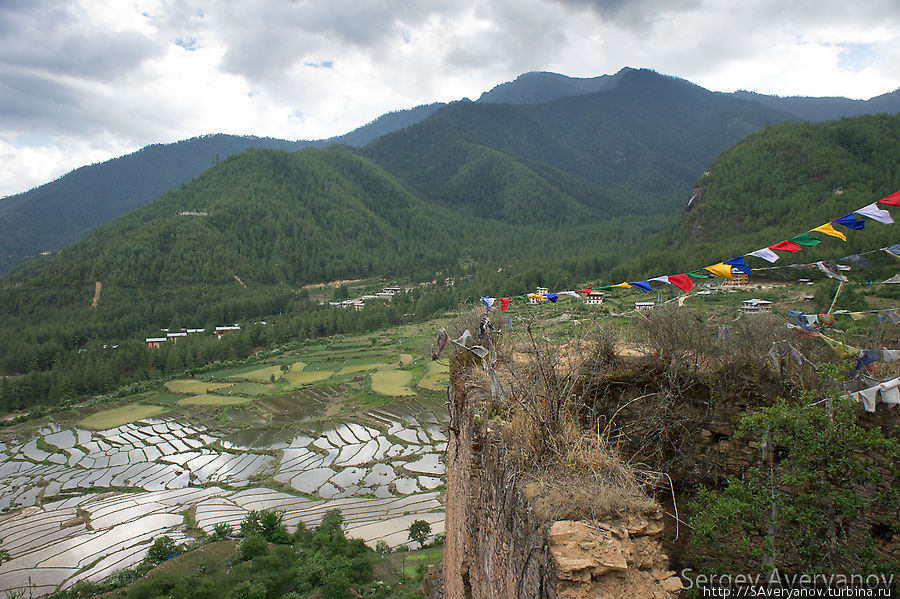 Вид от Друкгьял Дзонга Бутан