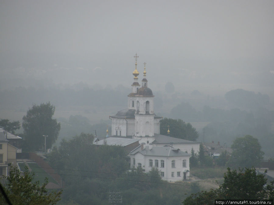 Туманное утро Владимир, Россия