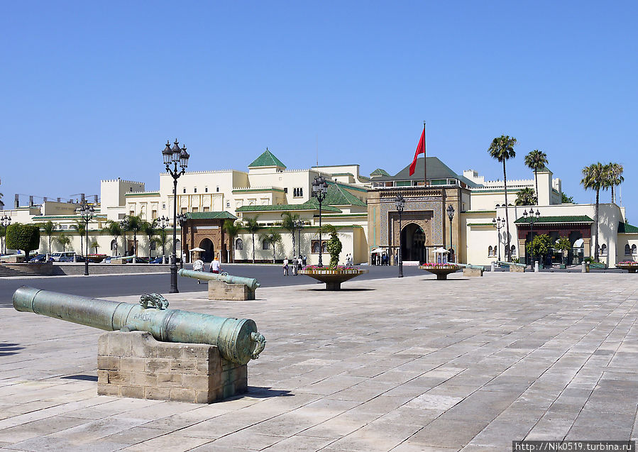 Резиденция действующего короля Рабат, Марокко
