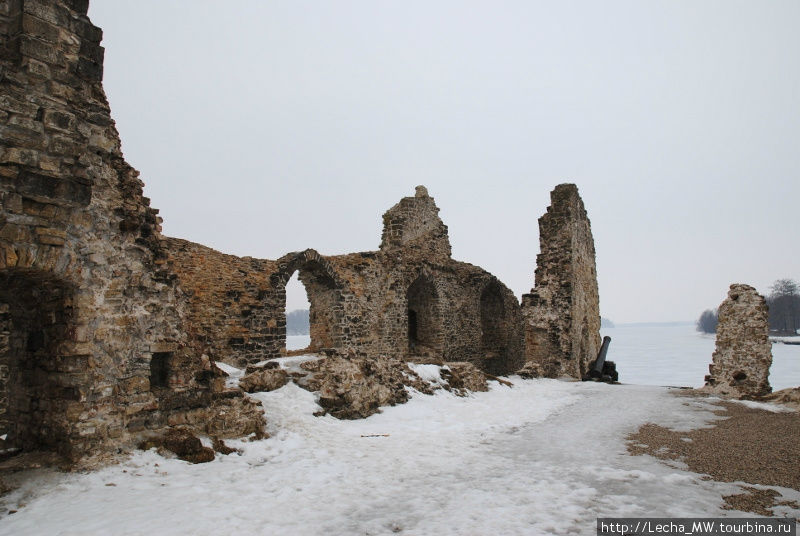 Развалины Кокнесе Лудза, Латвия