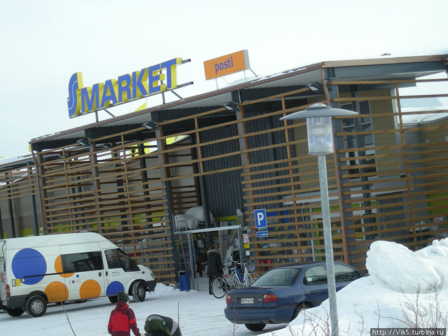 Один из крупнейших супермаркетов. Ивало, Финляндия