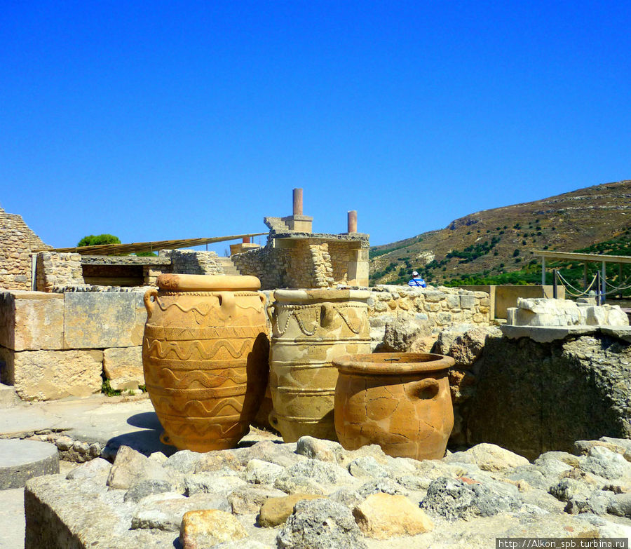 Останки Минойской цивилизации Остров Крит, Греция