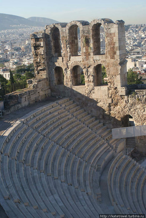 Акрополь. Древний стадион Афины, Греция