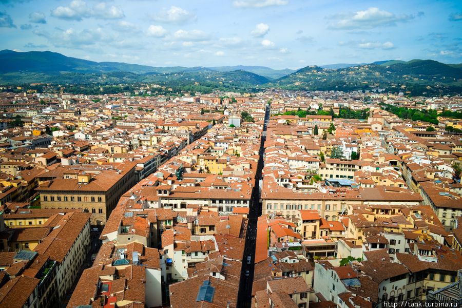 Виды Флоренции с колокольни Джотто Флоренция, Италия