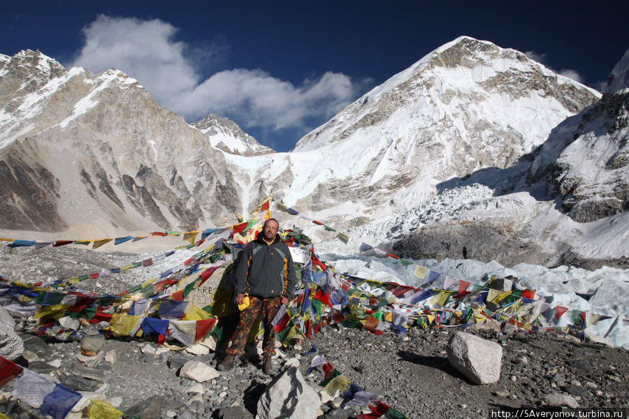 В Базовом Лагере Эвереста Намче-Базар, Непал