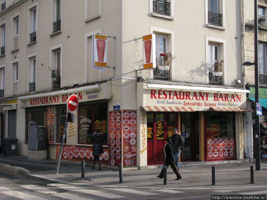 Ресторан баран Париж, Франция