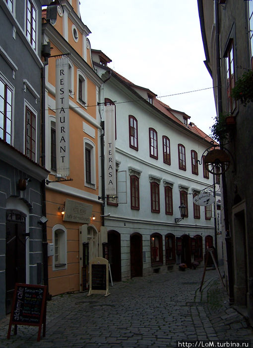 Улочки старого Крумлова Чешский Крумлов, Чехия