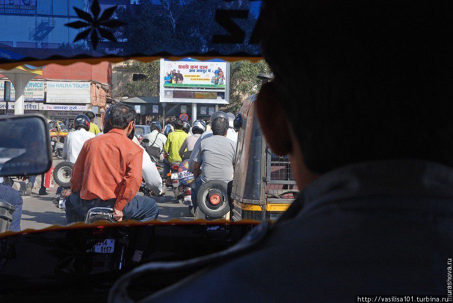 Трафик в Джайпуре Джайпур, Индия