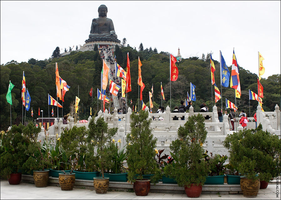 Остров Лантау:  Большой Будда и канатка Остров Лантау, Гонконг