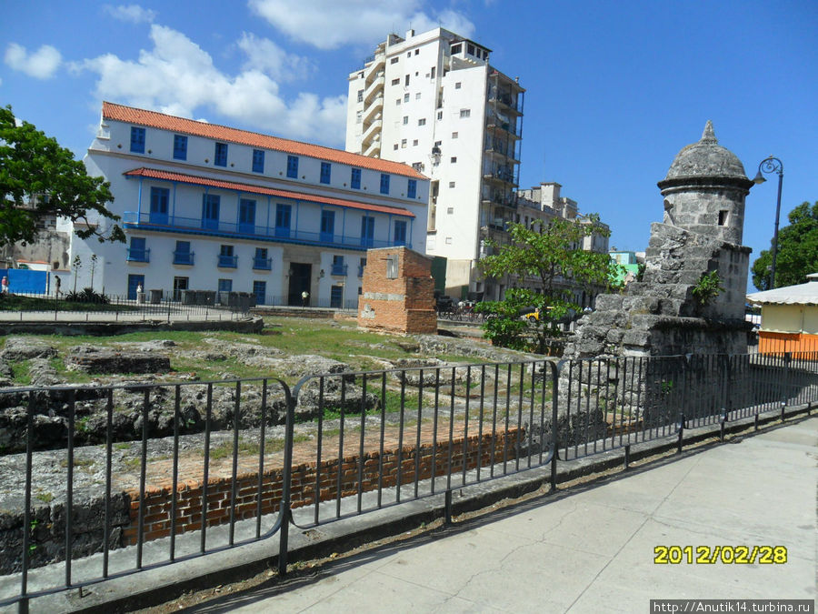 остатки крепости, построенной испанцами Гавана, Куба
