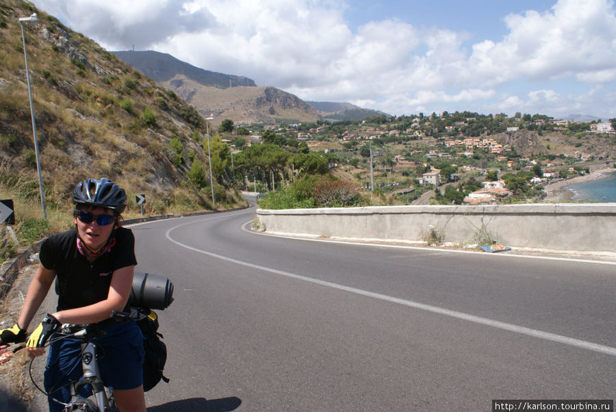 а мы увидели серпантин, на который предстоит лезть а мы увидели серпантин, на который предстоит лезть