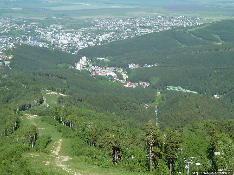 Вид с горы Церковка Белокуриха, Россия