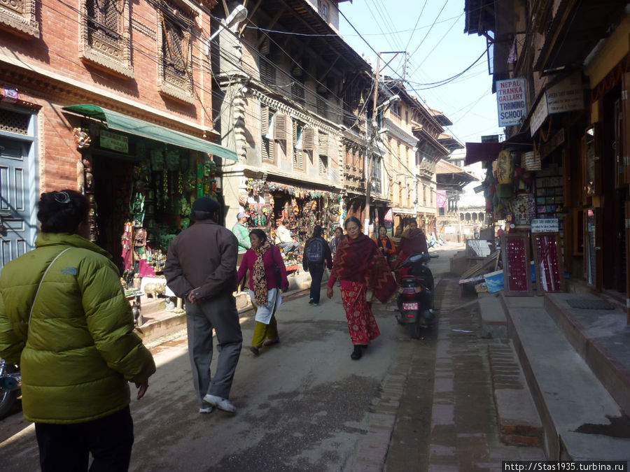 Улицы Патана. Патан (Лалитпур), Непал
